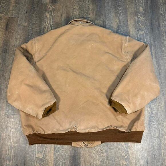 2011 Carhartt Flame Resistant Tan Detroit Style Jacket - Picture 4 of 5